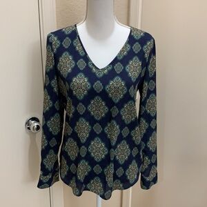 Ann Taylor medallion blouse